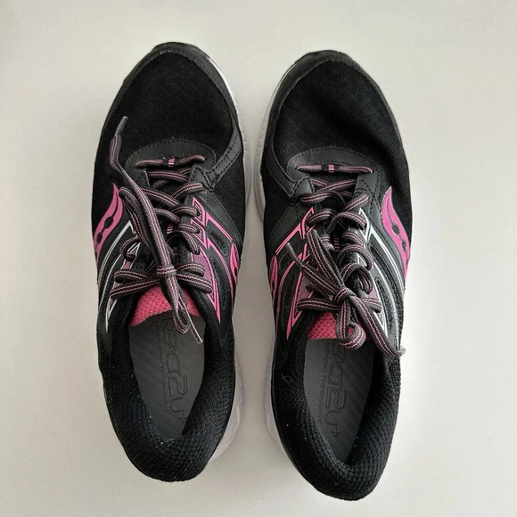 Saucony Women's Cohesion 13 Running Shoe Size 9 W Black - Picture 5 of 9